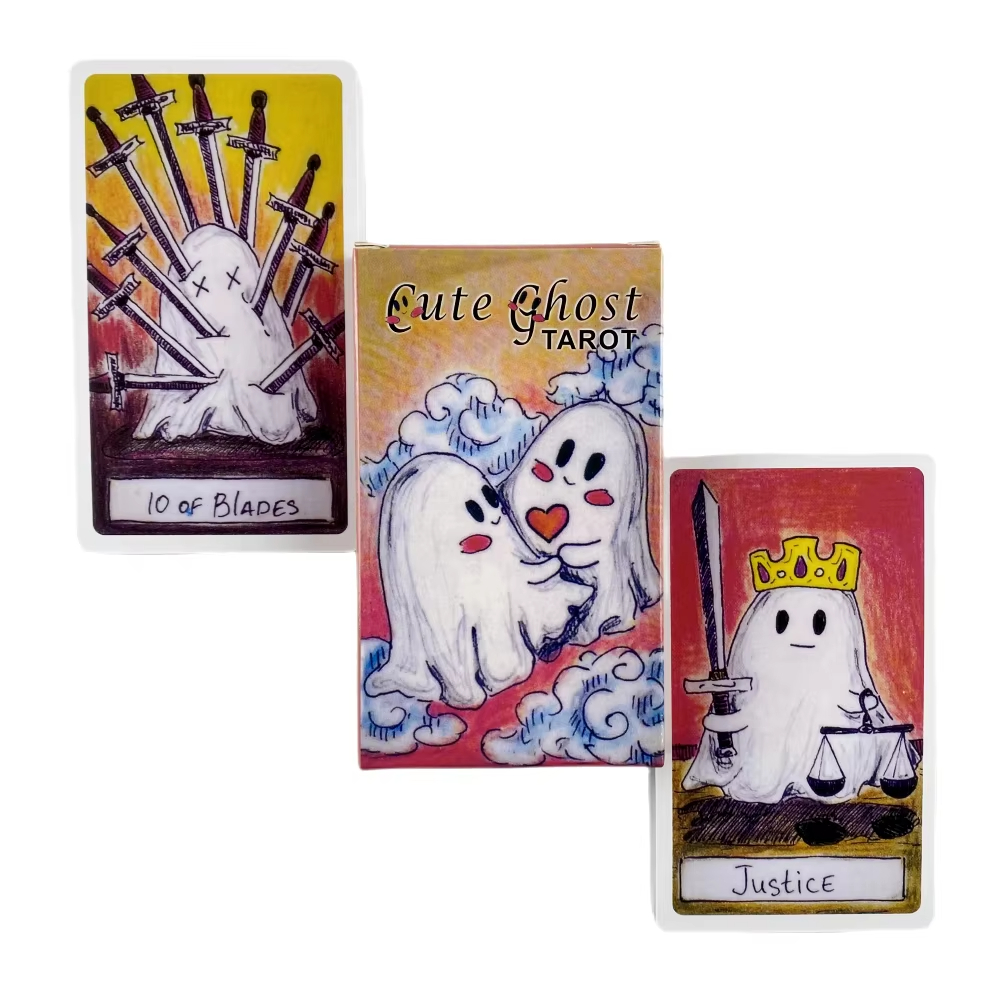 Board Game Of Life - Baralho de tarô fantasma fofo, conjunto