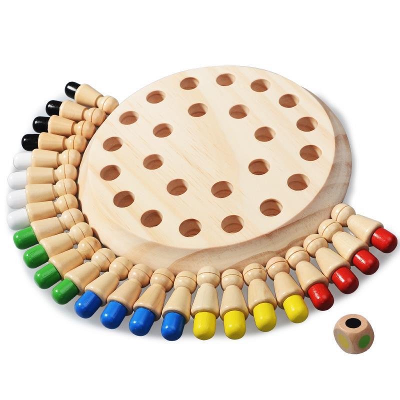 Board Game Of Life - Quebra-cabeça de madeira brinquedos montessori aprendizagem