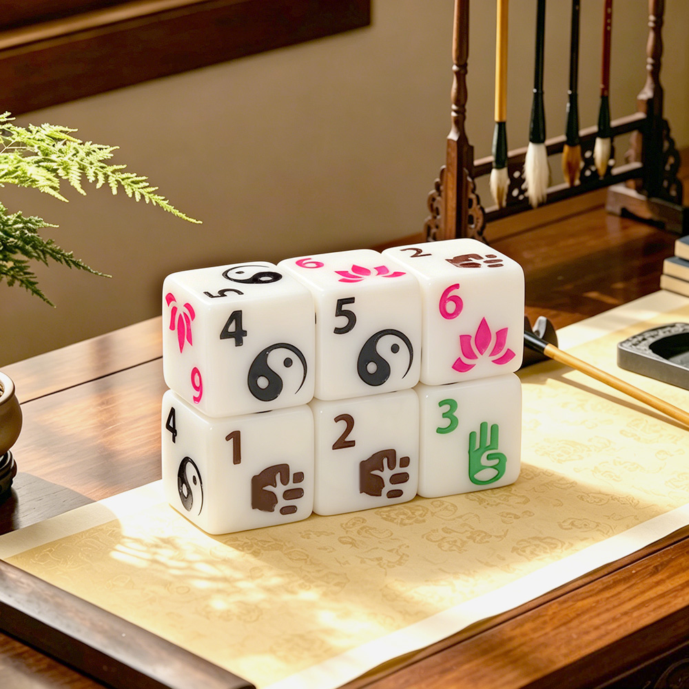 Conjunto de Dados Poliédricos  - Board Game Zen avaliação e preço