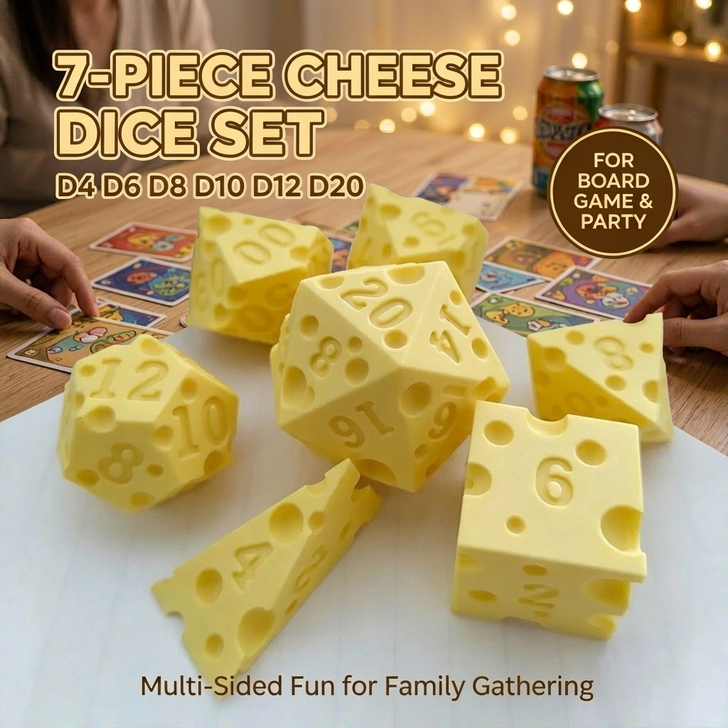 Conjunto De Dados De Queijo Ir - Board Game Live avaliação e preço